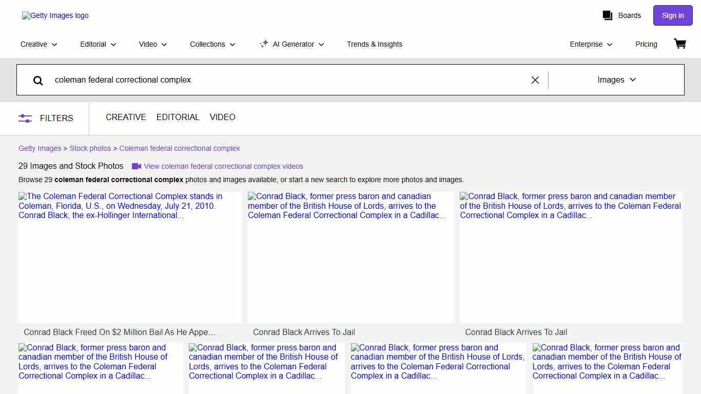29 Coleman Federal Correctional Complex Stock Photos, High-Res Pictures, and Images - Getty Images